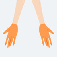両手の甲・指のイメージ画像